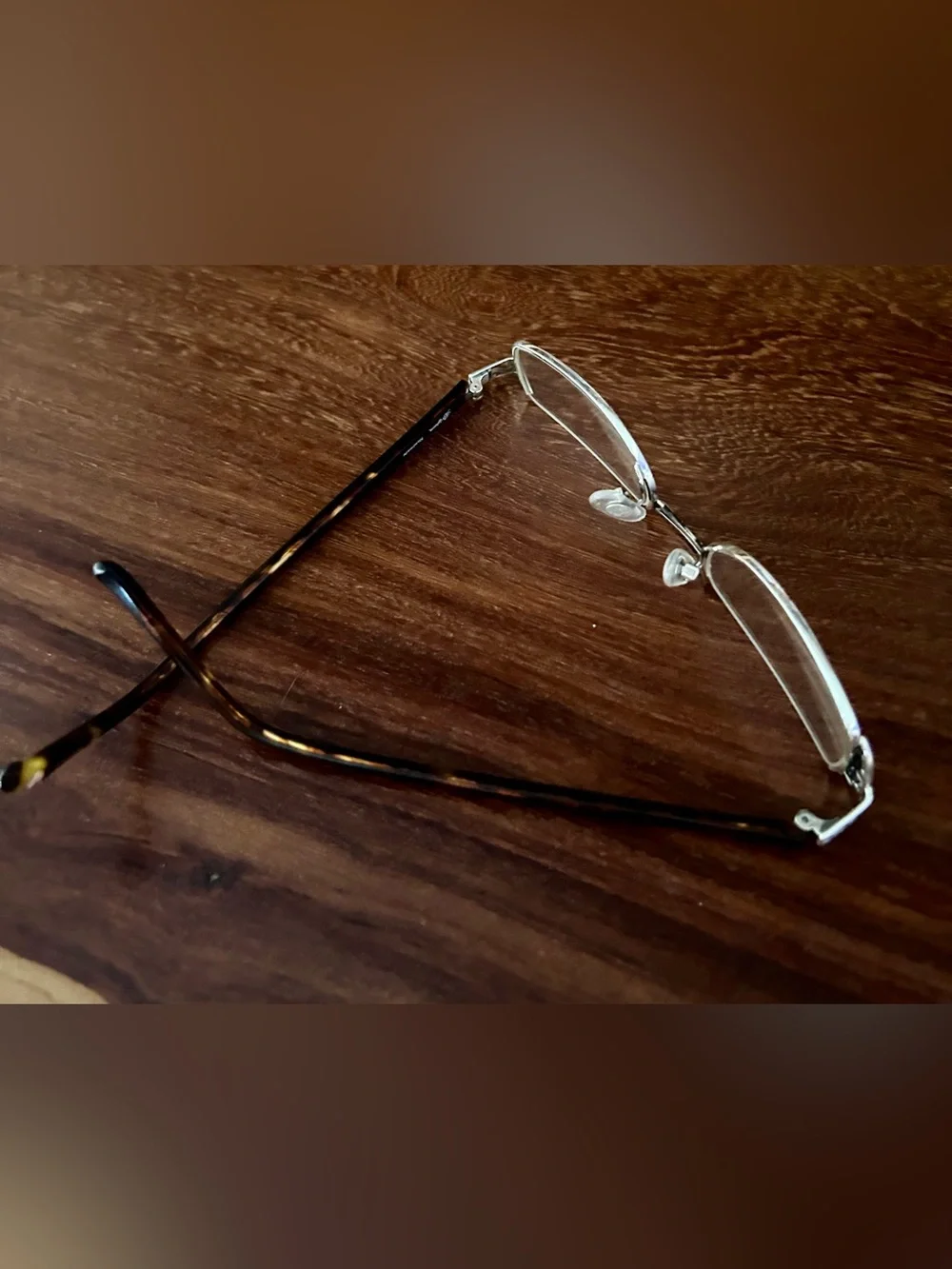 Brighton Silver Rimless Women's Reading Glasses with Filigree Temples